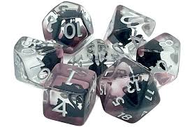 Animal Kingdom Dice - Swan Black